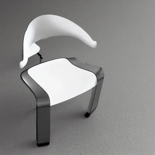 Image similar to a chair from the future, futuristic