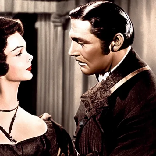 Prompt: movie still from gone with the wind