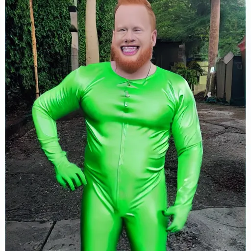 Image similar to paymoneywubby wearing full body green - screen suit, professional portrait photography