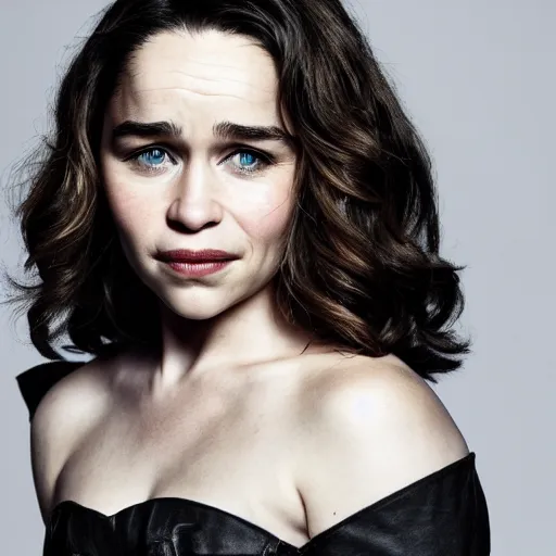 Image similar to emilia clarke in the style of arcane's netflix series