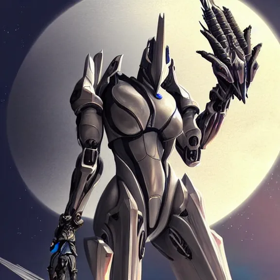 Image similar to giant stunning goddess shot, galactic sized beautiful hot anthropomorphic robot mecha female dragon, floating in space, larger than the planet, gently caressing earth, looming over earth, detailed sleek silver armor, epic proportions, epic scale, highly detailed digital art, sci fi, furry art, macro art, dragon art, goddess art, warframe fanart, destiny fanart, anthro, furry, giantess, macro, furaffinity, deviantart, 8k 3D realism