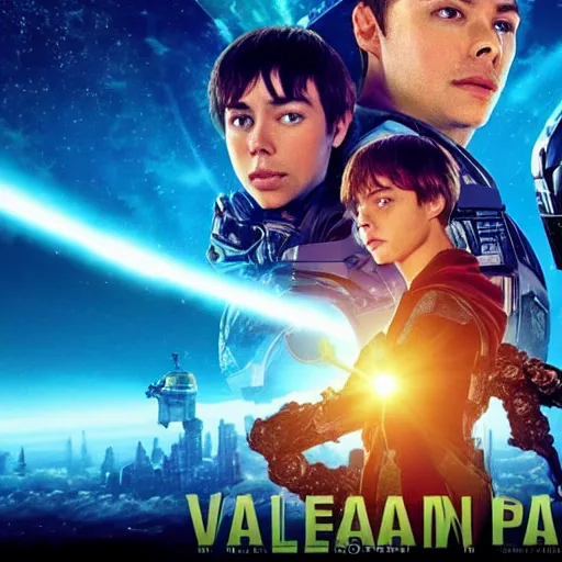 Prompt: valerian and the city of a thousand planets