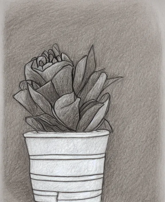 my take on a polka dot plant done in both pencil & ballpoint pen :) : r/ drawing