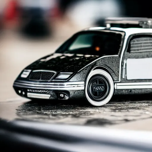 Prompt: photo of a car made of money Sigma 85mm f/1.2