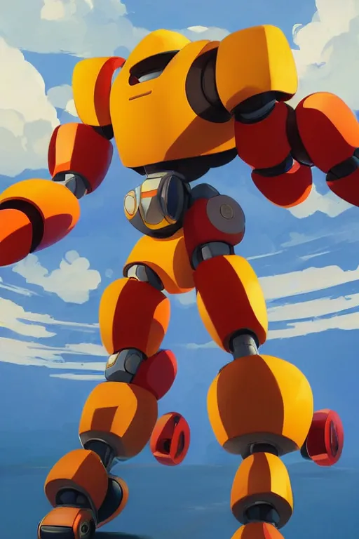 Image similar to metabots medabots medarotto medarot robot minimalist comics, behance hd by jesper ejsing, by rhads, makoto shinkai and lois van baarle, ilya kuvshinov, rossdraws global illumination ray tracing hdr radiating a glowing aura