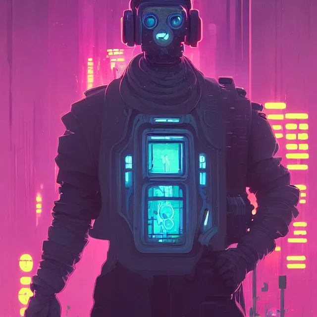 Prompt: a beautiful portrait painting of a ( cyberpunk ) henry cavell by simon stalenhag and pascal blanche! and alphonse mucha! and nekro!! and josan gonzalez!. in style of digital art. colorful comic, film noirs, symmetry, brush stroke, vibrating colors, hyper detailed. octane render. trending on artstation