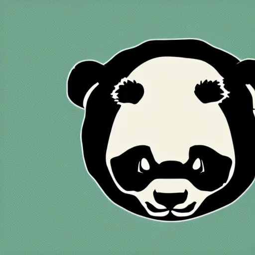 Image similar to in the style of max prentis and deathburger and laurie greasley a vector sticker logo of a panda, highly detailed, colourful, 8k wallpaper