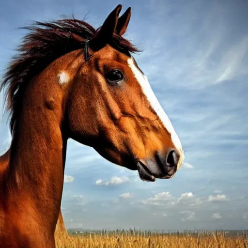 Prompt: a horse with no name