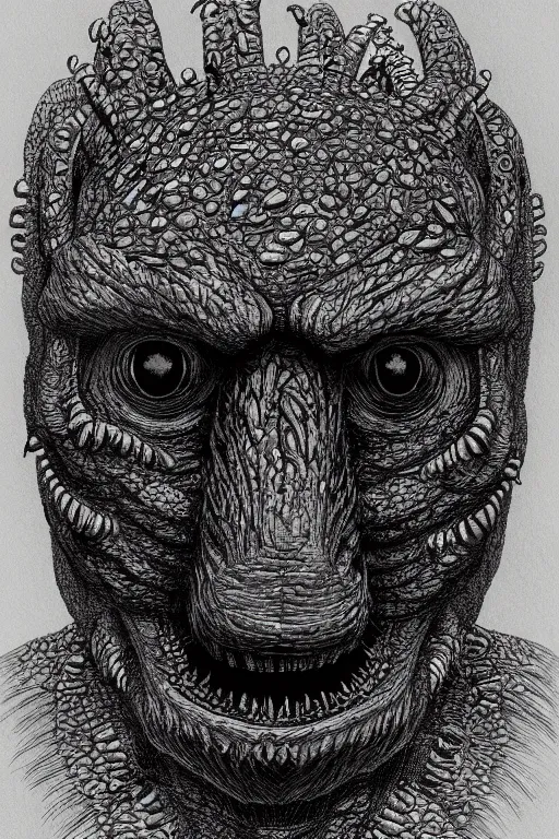 Image similar to mole humanoid monster, symmetrical, highly detailed, digital art, sharp focus, trending on art station, kentaro miura manga art style