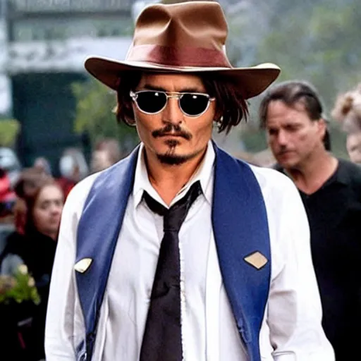 Image similar to depressed johnny depp