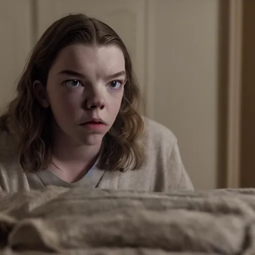 Prompt: Anya Taylor-Joy in the movie Hereditary