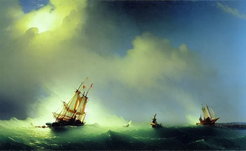 Image similar to by aivazovsky