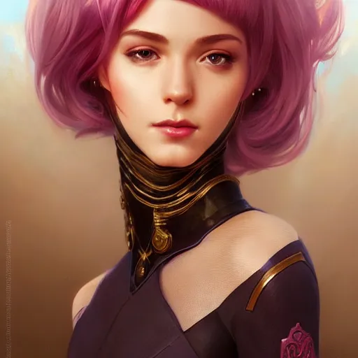 Image similar to ultra realistic illustration, stephanie from lazy town, intricate, elegant, highly detailed, digital painting, artstation, concept art, smooth, sharp focus, illustration, art by artgerm and greg rutkowski and alphonse mucha