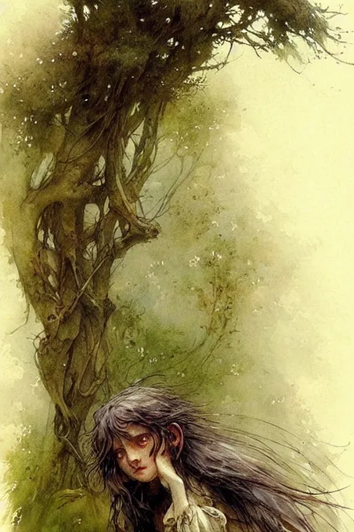 Image similar to ( ( ( ( ( the shire!!!!! from lord of the rings. muted colors. ) ) ) ) ) by jean - baptiste monge!!!!!!!!!!!!!!!!!!!!!!!!!!!