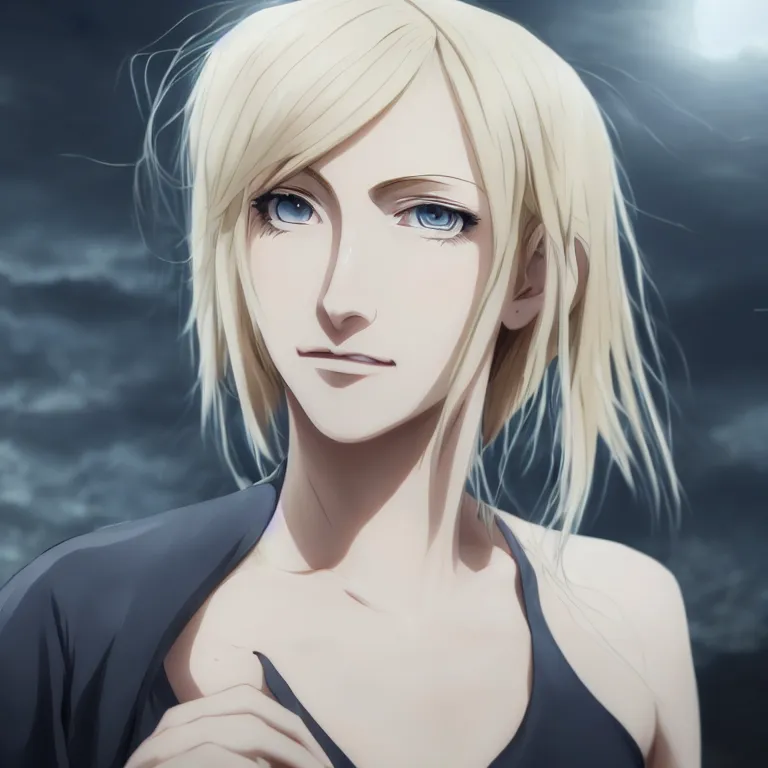 Prompt: picture of beautiful annie leonhart, anime screenshot, hyper realistic, pale skin, 4 k, rule of thirds, extreme detail, detailed drawing, trending artstation, hd, fantasy, realistic lighting, sharp focus, backlit