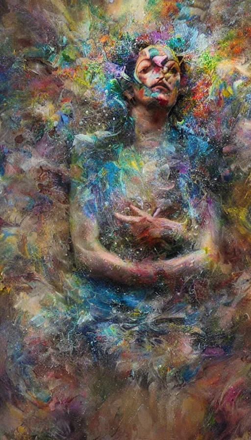 Image similar to psytrance artwork, by alyssa monks