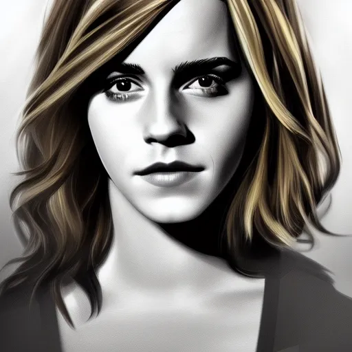 Prompt: Emma Watson as Black Canary, full shot, digital painting, highly detailed