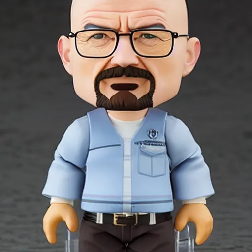 Prompt: walter white as a female nendoroid, photorealistic