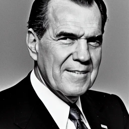 Prompt: President Richard Milhous Nixon