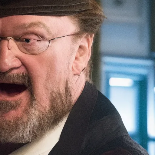 Prompt: stephen root pretending to be dr. strange