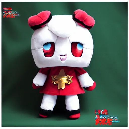 Image similar to cute fumo plush of the tyrant king who none dare oppose, anime character