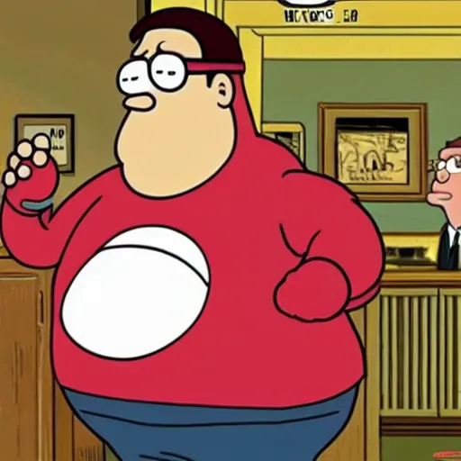 Image similar to peter griffin in the sopranos