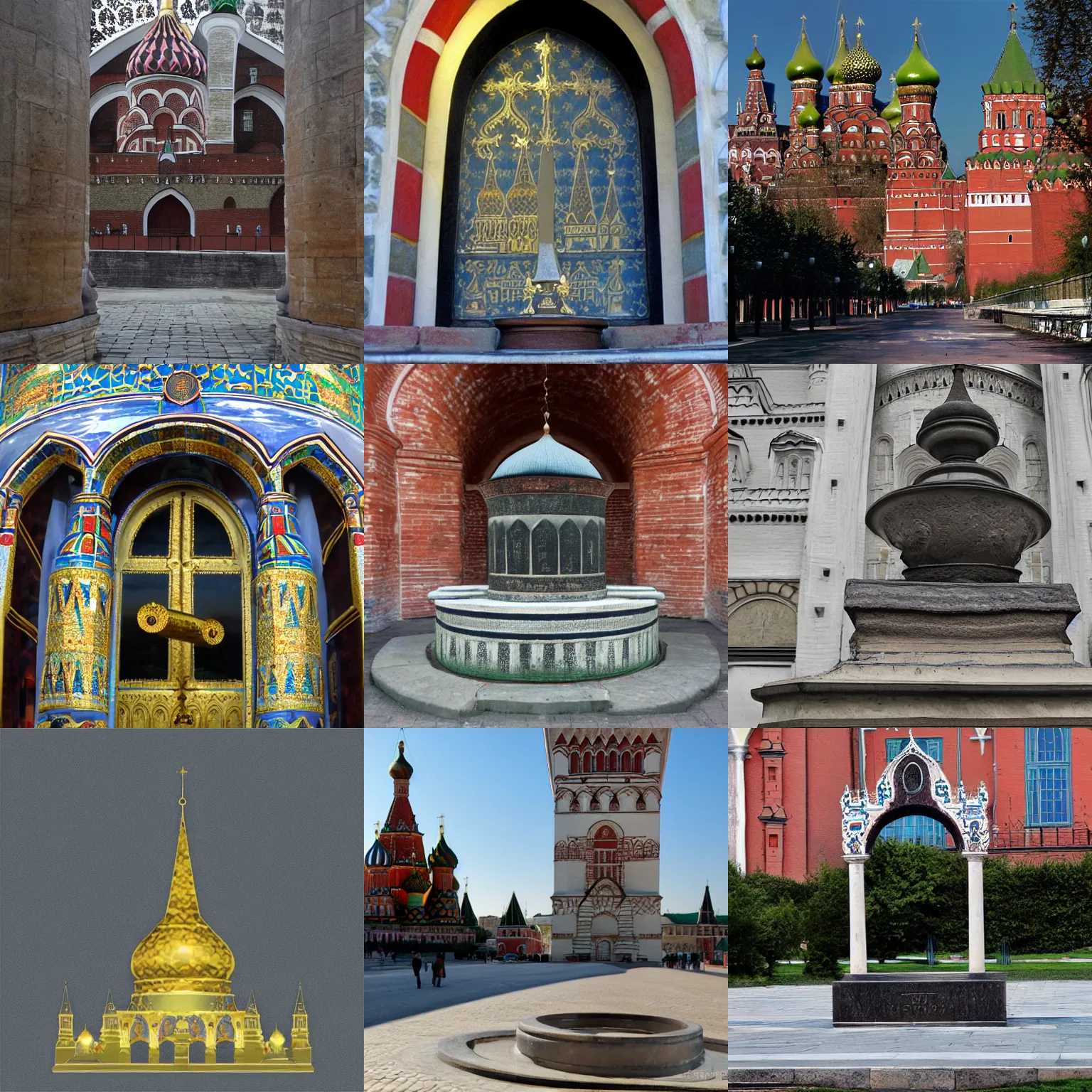Prompt: Kremlin font