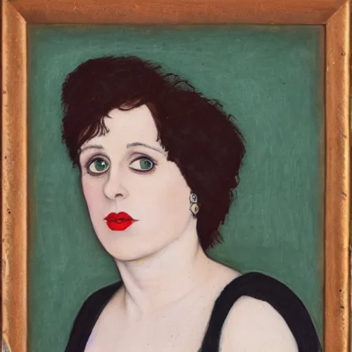 Image similar to portrait of hybrid of isy suttie and liza minelli, preraphaelite, 8 k