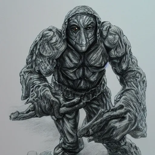 Image similar to Anthony Fauci as golem from lord of the rings, highly detailed