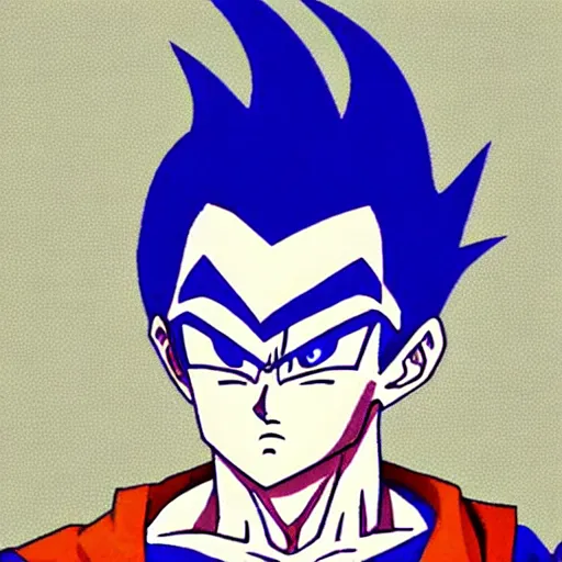 Prompt: gohan, manga art style