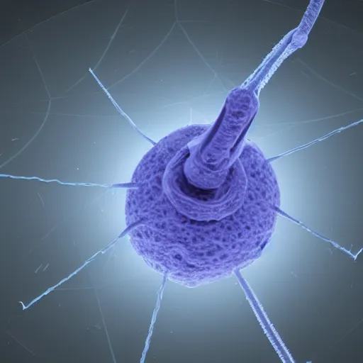 Image similar to a bacteriophage