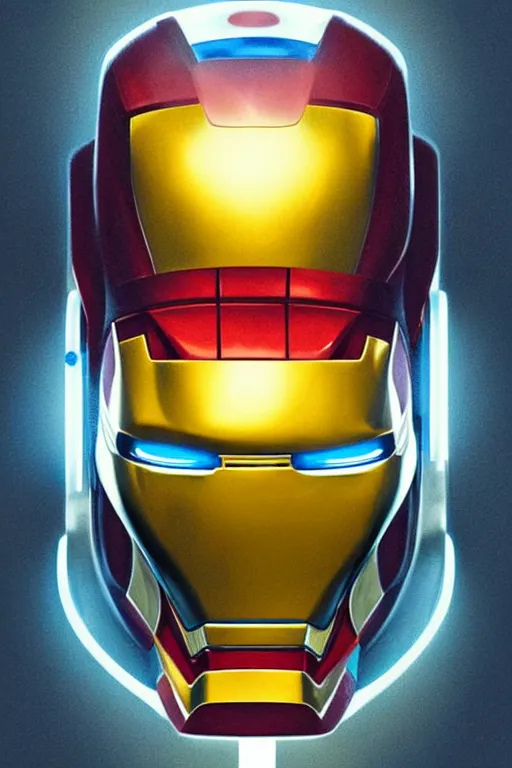 Image similar to Boris Johnson in the Iron Man suite wit no helmet on, visible face, Boris Johnson face, portrait, neon heart reactor, gold and blue, highly detailed, digital painting, artstation, concept art, smooth, sharp focus, illustration, cinematic lighting, art by artgerm and greg rutkowski and alphonse mucha