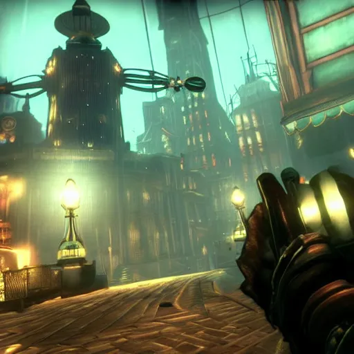 Image similar to Screenshot from Bioshock