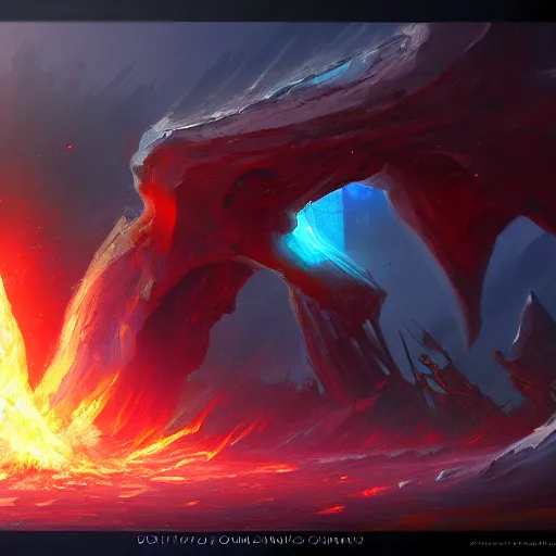 Image similar to concept art for the final act of the universe seconds before it unites into the holy fire of perfect love!! final victory of order over disorder!! final defeat of entropy! digital painting, artstation, smooth, sharp focus