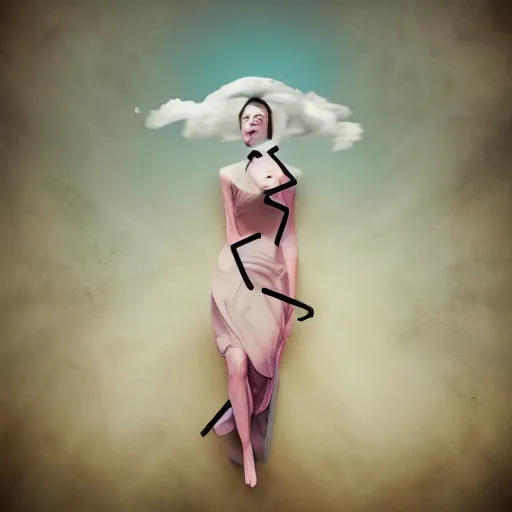 Image similar to I woke up in pieces, hospital bound, surreal, fantasy, digital art