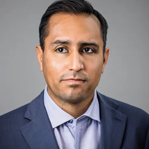 Image similar to Ecuadorian man, corporate portait, headshot, profile