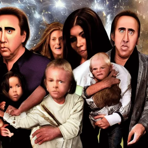 Image similar to Nicolas Cage Family Reunion