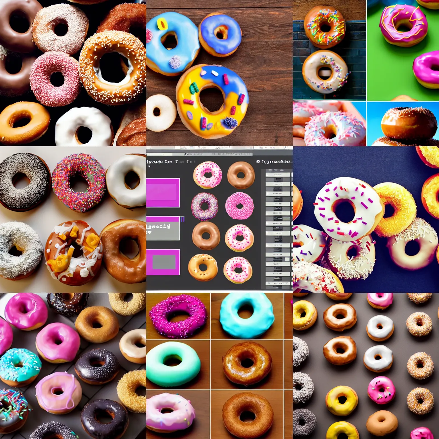 Prompt: <picture creator='artificial intelligence trained on donuts'>What I like to eat</picture>