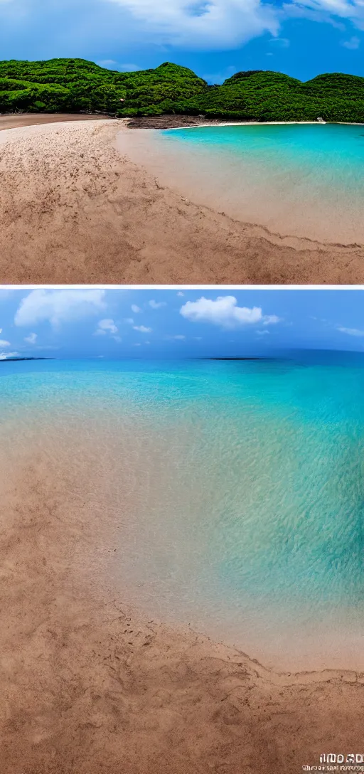 Prompt: hdri 3 6 0 photography of beach in okinawa