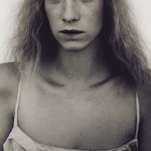 Image similar to a portrait photo of a swedish girl by Annie Liebovitz