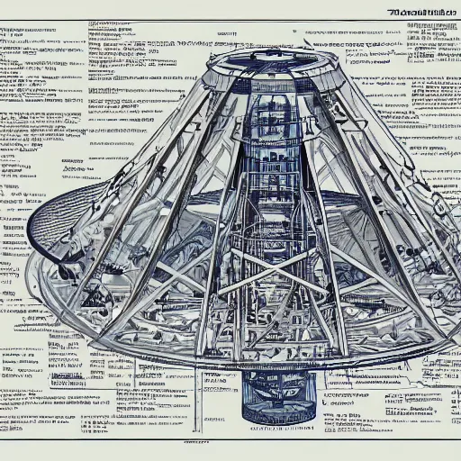 Image similar to blueprint of a time machine