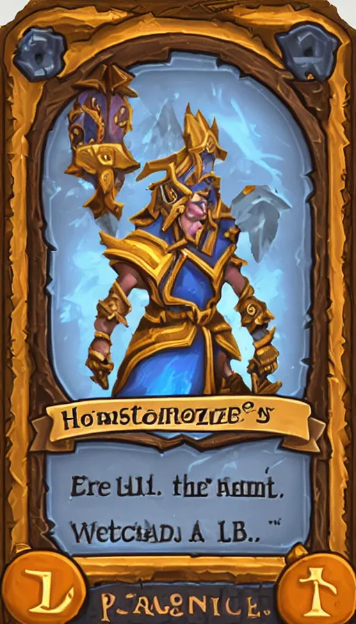 Image similar to frame border in the style of hearthstone