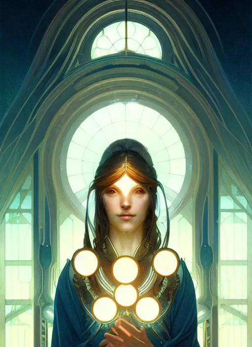 Image similar to symmetry!! portrait of air, glowing lights!! intricate elegant, highly detailed, digital painting, artstation, concept art, smooth, sharp focus, illustration, art by artgerm and greg rutkowski and alphonse mucha