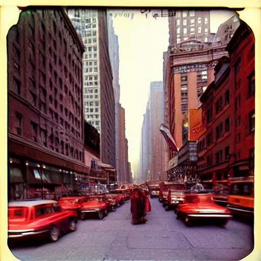 Image similar to Beautiful colored-photo cameraphone 1929 soft Photograph of 1990 New York city street