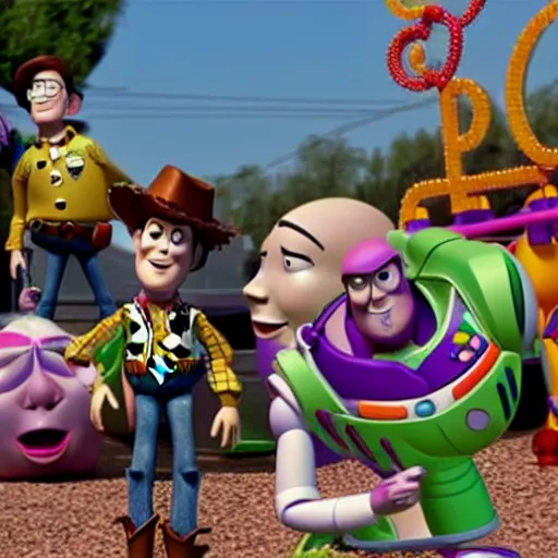 Image similar to hippies in Toy Story (1999)