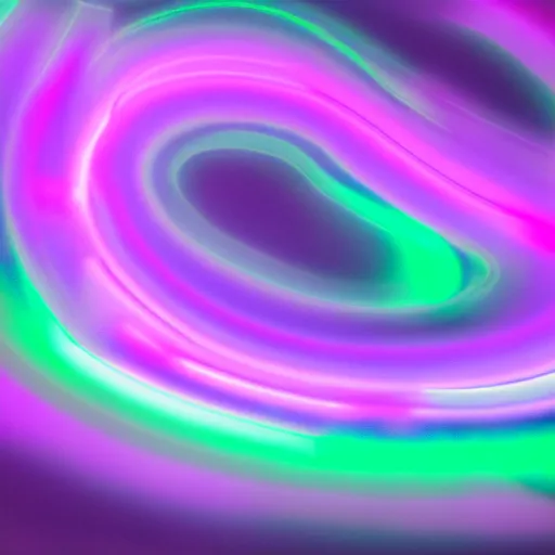 Prompt: purple tornado made of purple light blue neon vaporwave