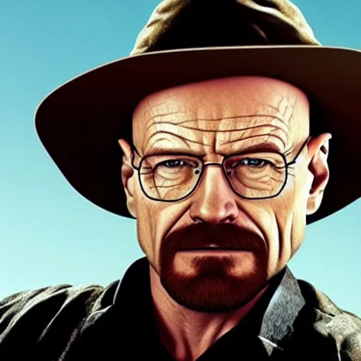 Prompt: walter white with the face of anakin Skywalker