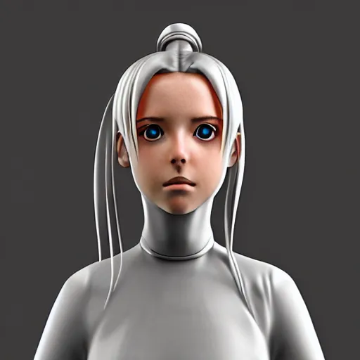 Prompt: Digital 3D, Fan Art, Stylized, Character Modelling, zbrush, blender, girl, character modelling, Fullmetal Alchemist