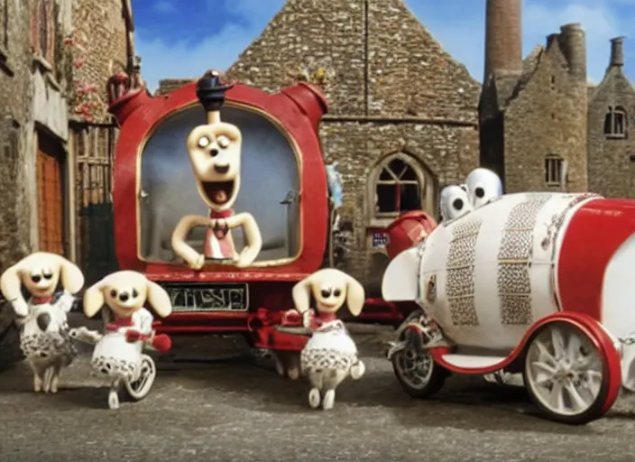 Prompt: gromit in wallace and gromit