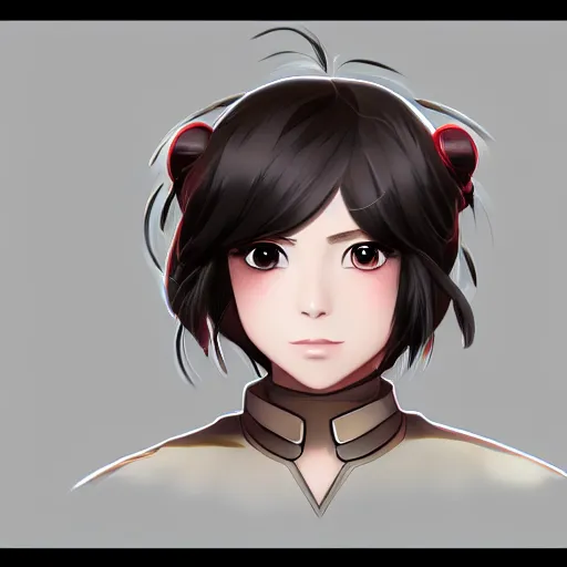 Prompt: portrait of jyn erso, anime fantasy illustration by tomoyuki yamasaki, kyoto studio, madhouse, ufotable, comixwave films, trending on artstation